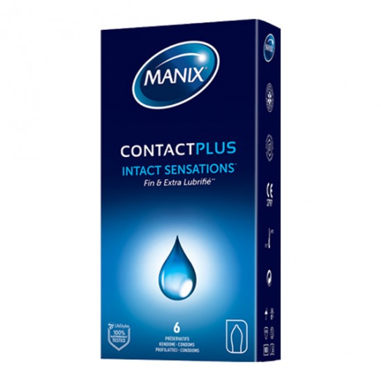Manix Contact Intact Sensations 6 préservatifs Manix Contact Intact Sensations 6 préservatifs