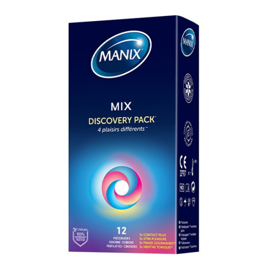 Manix Mix Discovery Pack 12 préservatifs