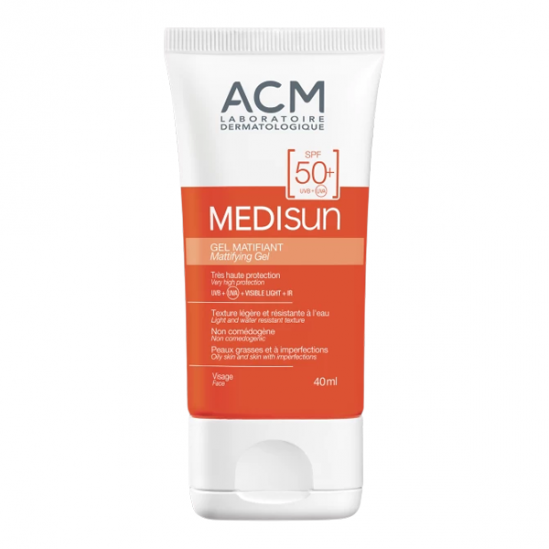 ACM Medisun gel matifiant spf50+ tube 40ml ACM Medisun gel matifiant spf50+ tube 40ml