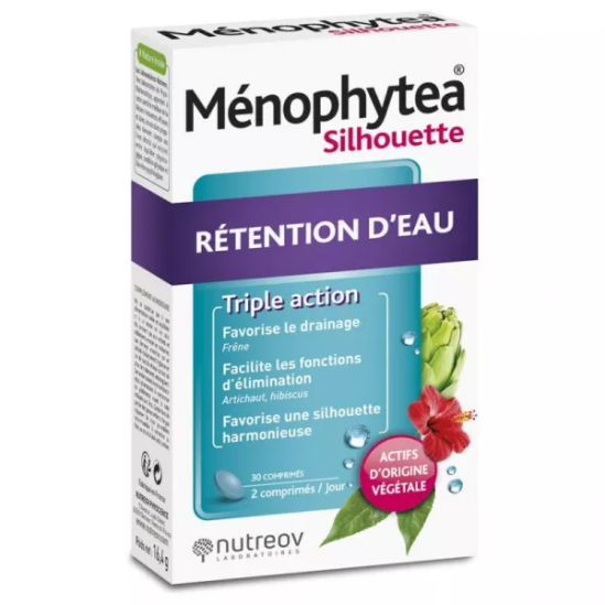 Ménophytea Silhouette rétention d'eau 30 comprimés