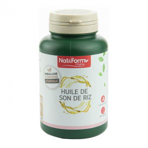 Nat&Form huile de son de riz 200 capsules