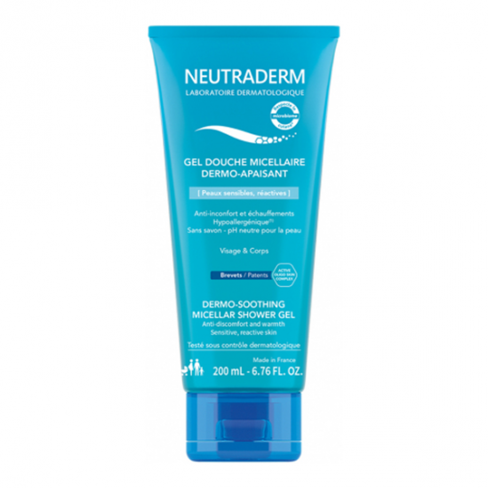 Neutraderm gel douche micellaire dermo-apaisant 100ml