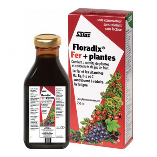 Salus Floradix boisson fer + plantes 250ml Salus Floradix boisson fer + plantes 250ml