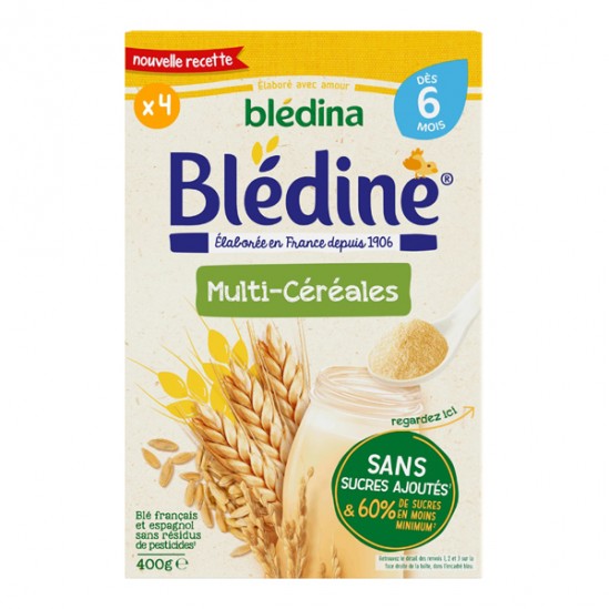 Blédina Blédine Multi-céréales dès 6 mois lot de 4 x 400gr