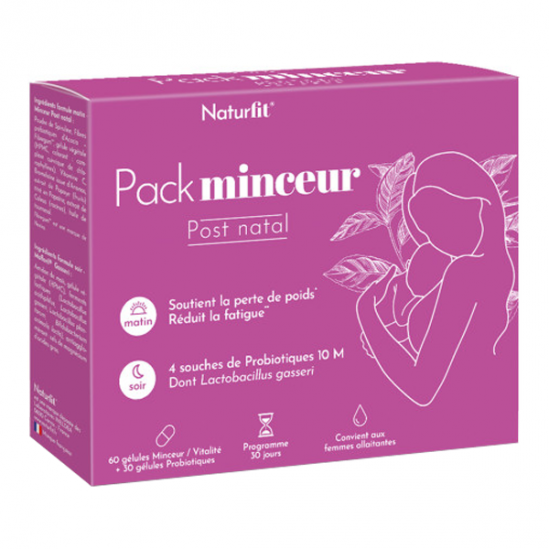 Naturfit Pack minceur post natal 90 gélules Naturfit Pack minceur post natal 90 gélules