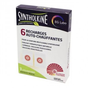 Syntholkiné 6 recharges auto-chauffantes