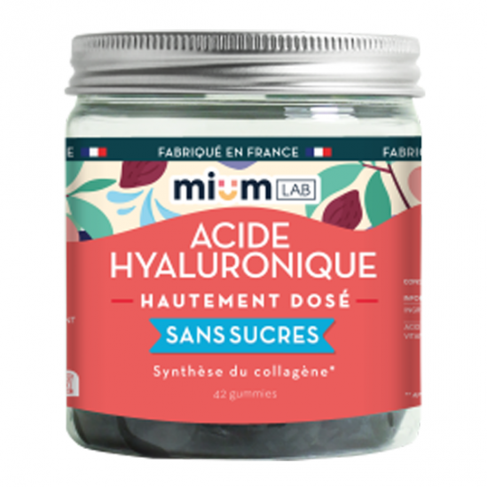 Miumla Acide Hyaluronique sans sucres 42 gummies