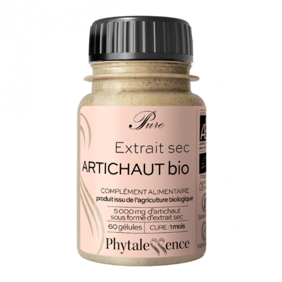 Phytalessence Pure extrait sec artichaut bio 60 gélules
