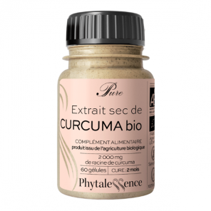 Phytalessence Pure extrait sec curcuma bio 60 gélules