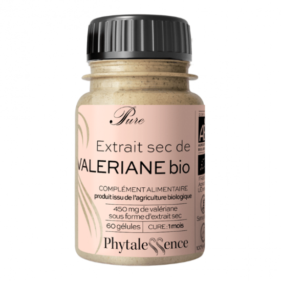 Phytalessence Pure extrait sec valériane bio 60 gélules