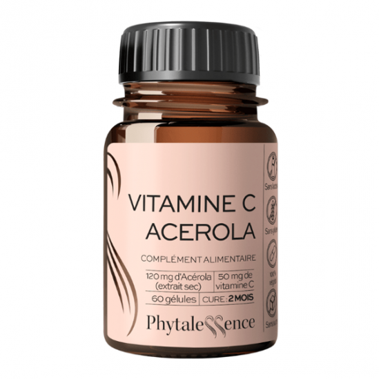 Phytalessence Vitamine C Acérola 60 gélules Phytalessence Vitamine C Acérola 60 gélules