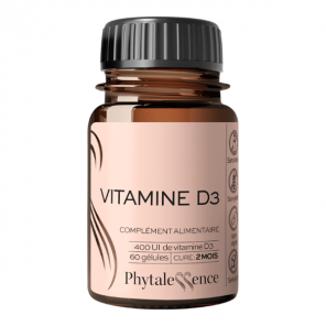 Phytalessence Vitamine D3 - 60 gélules