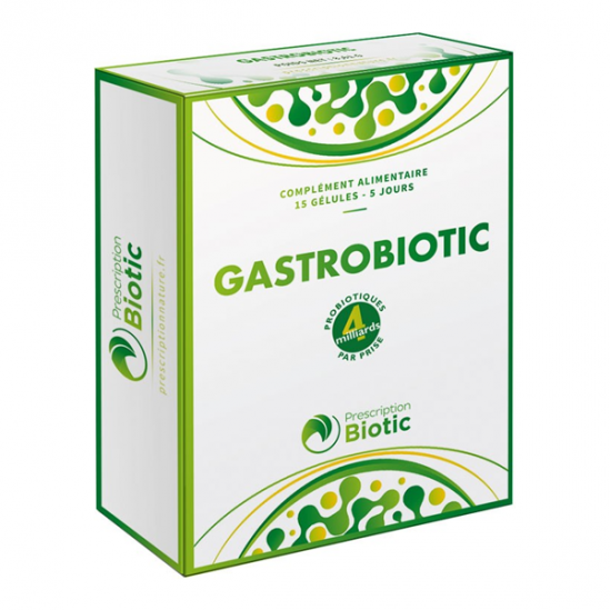 Prescription Nature Gastrobiotic 15 gélules