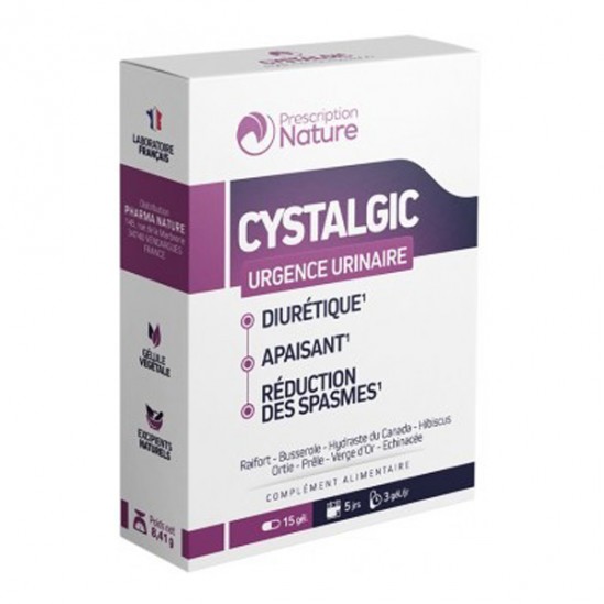 Pharma Nature Cystalgic 15 comprimés Pharma Nature Cystalgic 15 comprimés