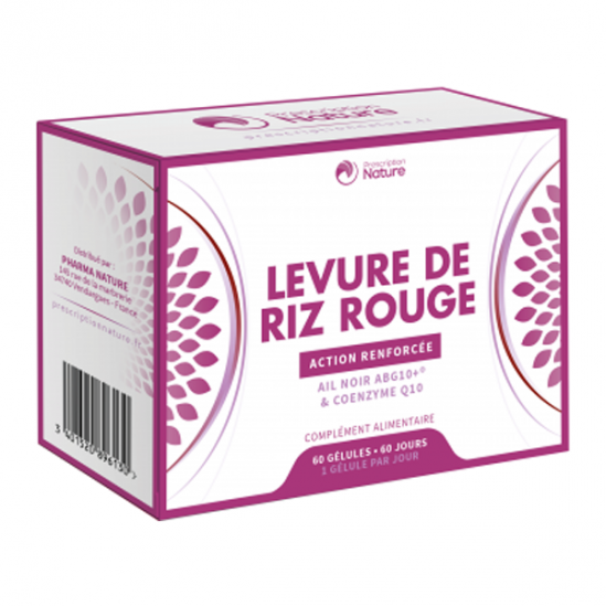 Pharma Nature Levure de Riz Rouge 60 comprimés Pharma Nature Levure de Riz Rouge 60 comprimés