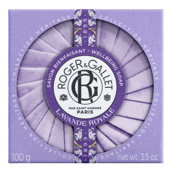 Roger & Gallet Lavande royale savon bienfaisant 100g Roger & Gallet Lavande royale savon bienfaisant 100g