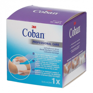 3M Coban bande cohésive blanc 5cm x 2,3m