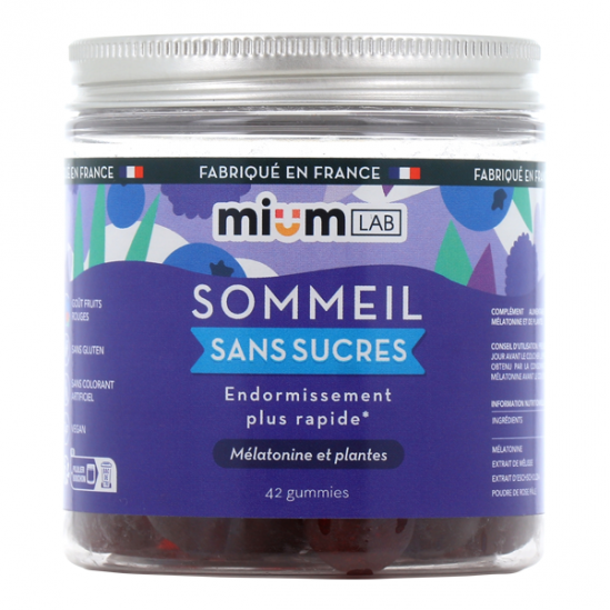 Mium Lab Sommeil sans sucres 42 gummies