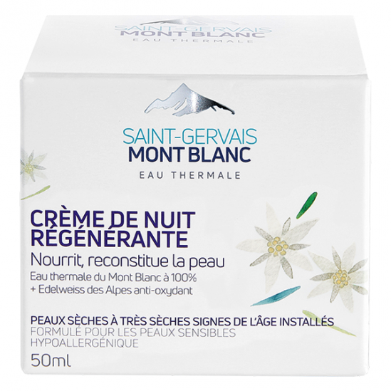 Saint-Gervais Mont Blanc crème de nuit régénérante 50ml