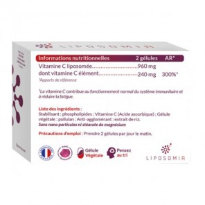 Prescription Nature vitamine C liposomia 60 gélules