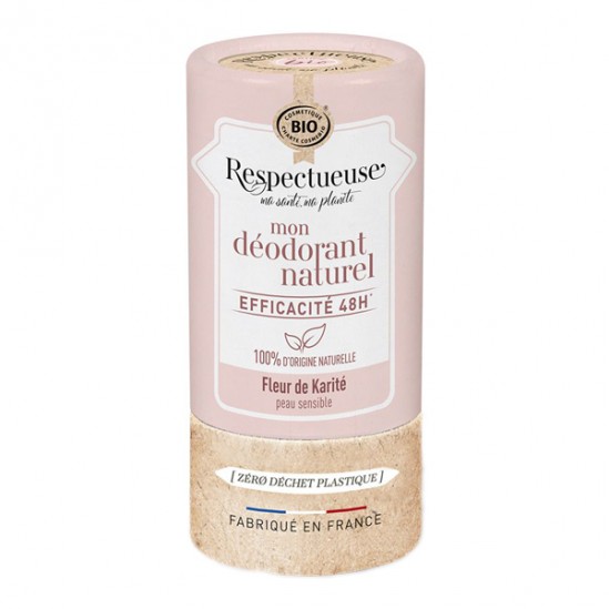 Respectueuse Mon déodorant naturel fleur de karité bio 50gr Respectueuse Mon déodorant naturel fleur de karité bio 50gr