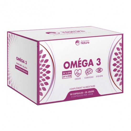 Prescription Nature Omega 3 - 90 gélules