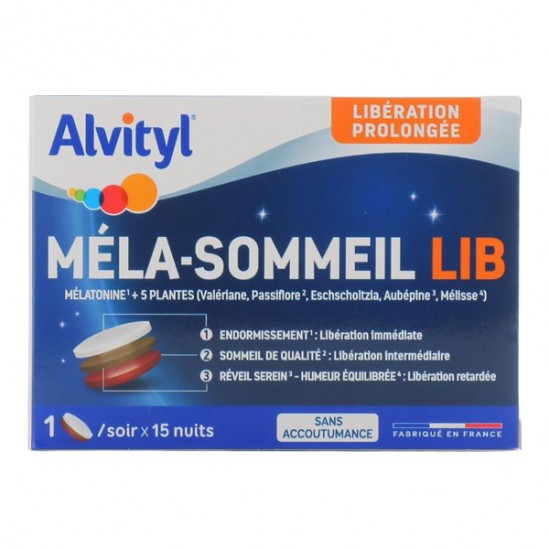 Alvityl Méla-Sommeil Lib 15 comprimés