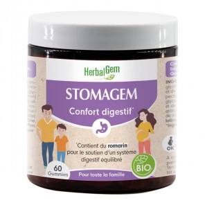 Herbalgem Stomagem confort digestif bio 60 gummies