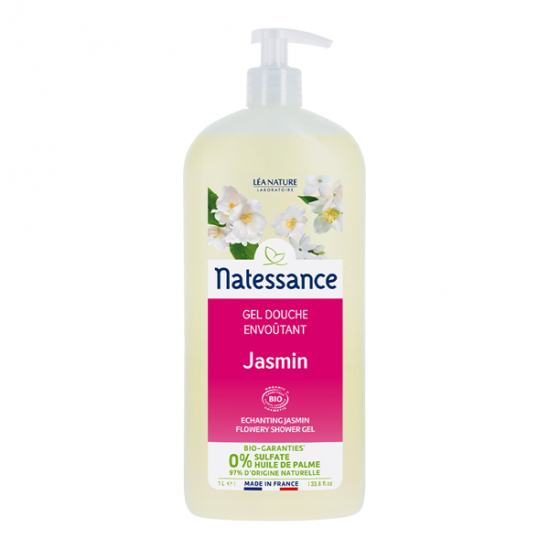 Natessance gel douche envoûtant Jasmin bio 1L