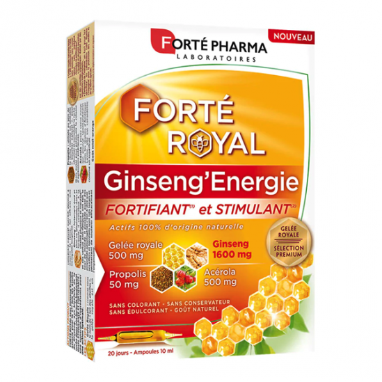Forté Pharma Forté Royal Ginseng'Energie 20 ampoules