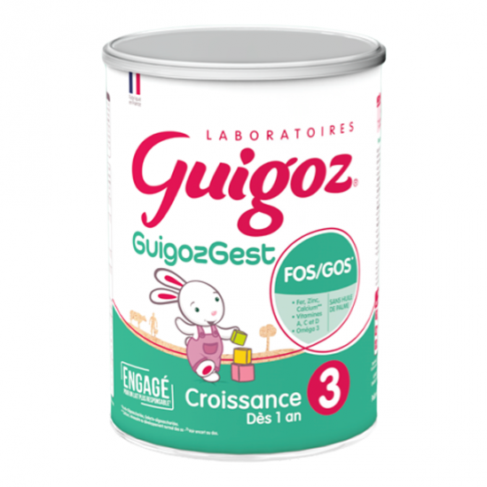 Guigoz Guigozgest 3ème âge lait de croissance 800gr