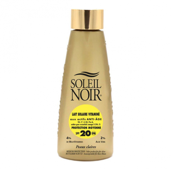 Soleil Noir IP20 lait vitaminé protection moyenne 150ml