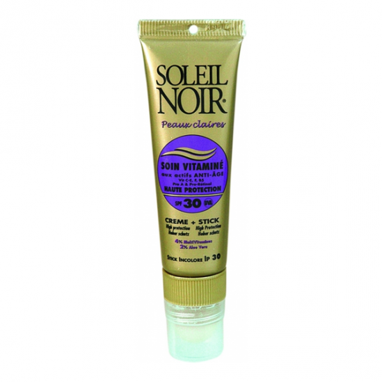 Soleil Noir IP30 combi stick et crème haute protection 20ml + 2ml