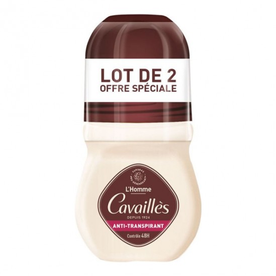 Rogé Cavaillès L'Homme Anti-Transpirant 48H roll-on lot de 2x50ml Rogé Cavaillès L'Homme Anti-Transpirant 48H roll-on lot de 2x50ml