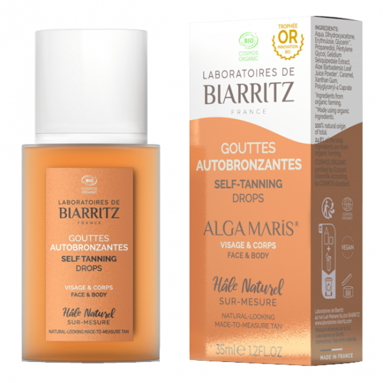Biarritz Alga Maris gouttes autobronzantes bio 35ml