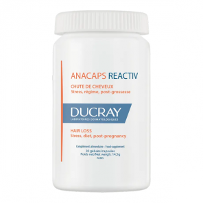 Ducray Anacaps Reactiv chute cheveux 30 gélules