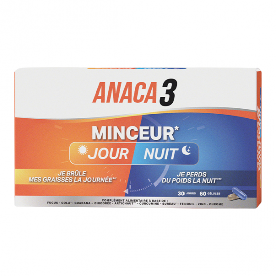Anaca3 Minceur Jour & Nuit 60 gélules