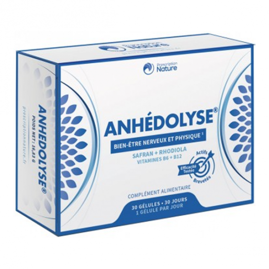 Prescription Nature Anhedolyse 30 gélules