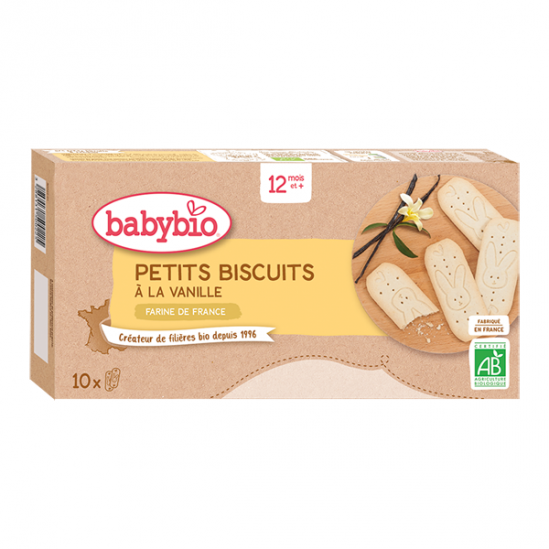 Babybio Petits Biscuits à la vanille 160gr Babybio Petits Biscuits à la vanille 160gr