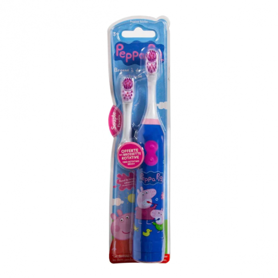 Tinokou Peppa Pig brosse à dents électrique pour enfant