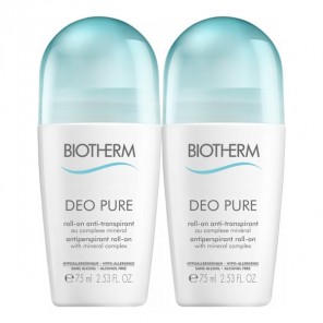 Biotherm Déo Pure roll-on anti-transpirant lot de 2x75ml