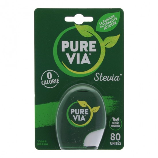Pure Via Stévia 0 calorie 80 unités Pure Via Stévia 0 calorie 80 unités