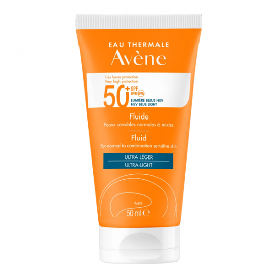 Avène fluide solaire spf50+ ultra léger 50ml