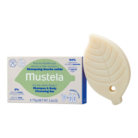 Expanscience Mustela shampoing douche solide 75g