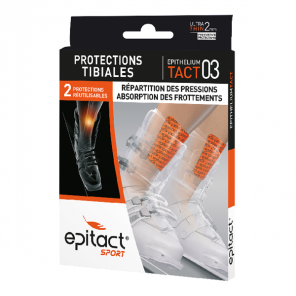 Epitact Sport Protections Tibiales 7,5 x 9,5cm Epithelium Tact 03