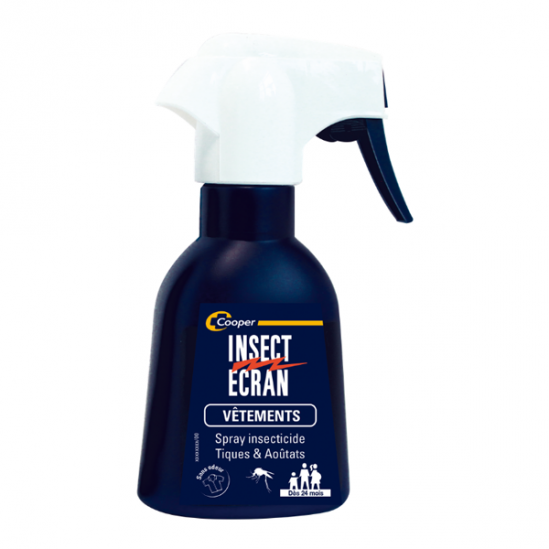 Insect Ecran vêtements spray tiques et aoûtats 200ml