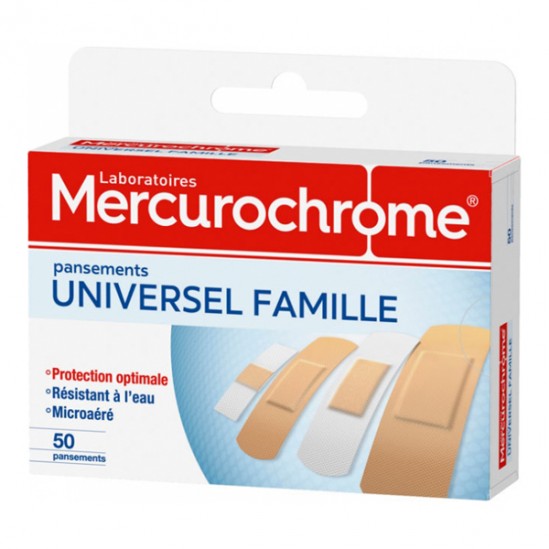 Mercurochrome Cicatrisation Active 6 pansements Mercurochrome Cicatrisation Active 6 pansements