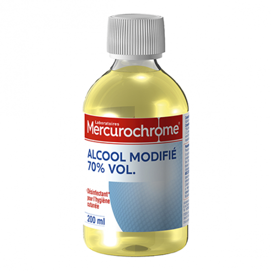 Mercurochrome Alcool Modifié 70% Vol 200ml