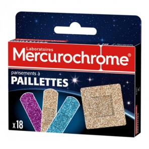 Mercurochrome pansements à base de Bambou 18 unités