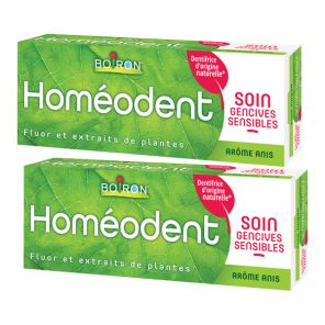 Boiron Homéodent Soin Blancheur Chlorophylle Lot de 2 x 75 ml